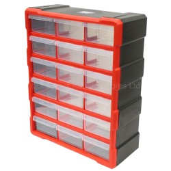 Sealey Parts Cabinet Storage Organiser 18 Drawer